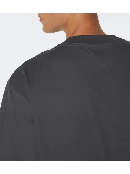 Tricou Bottega Veneta din jerseu gri