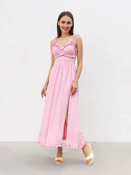 Сукня міді Romashka Фрезія рожевий