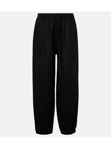 Pantaloni Velvet de in negru
