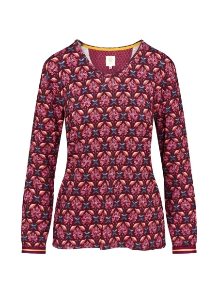 Top Pip Studio cu decolteu în V lung roșu