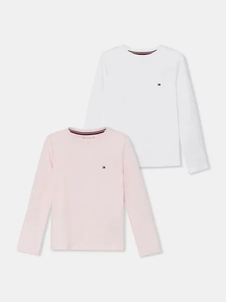 Tommy Hilfiger Detská košeľa s dlhým rukávom ružová