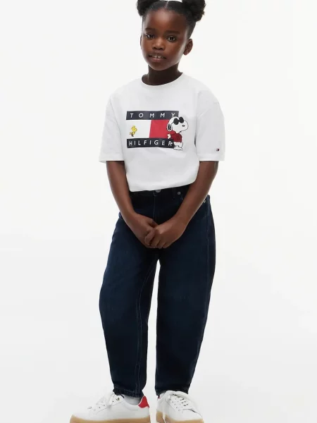 Tommy Hilfiger тениска за деца от x Peanuts бяло