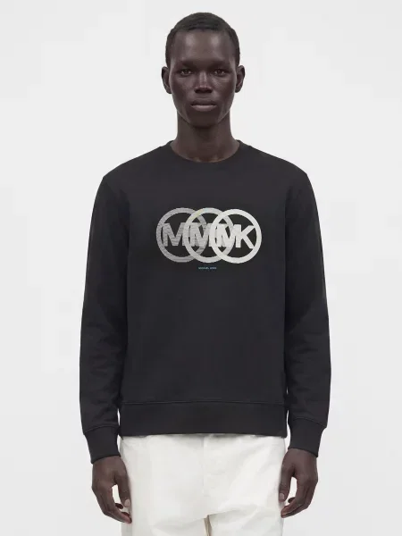 Michael Kors Mikina SPLIT VICTORY vodová / čierna / ako vlna biela