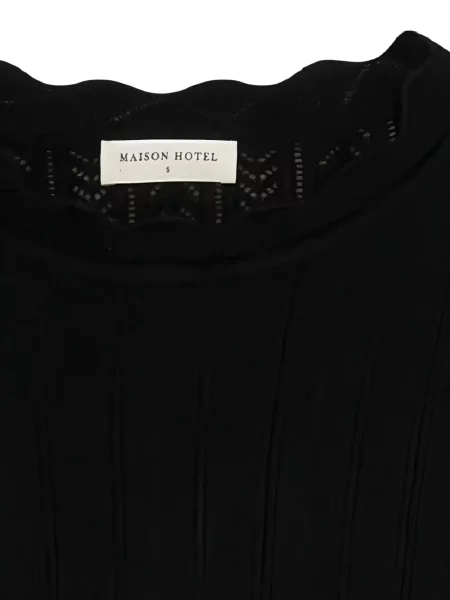 Pulover Maison Hotel negru