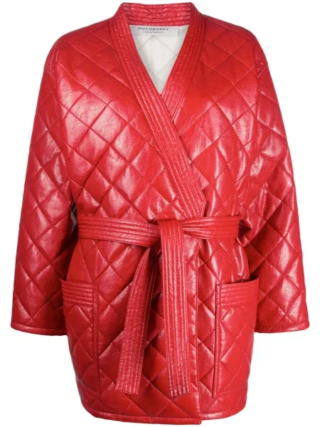 Palton Philosophy Di Lorenzo Serafini roșu