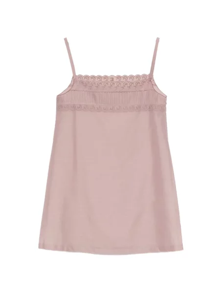 Rochie mini Low Classic din dantelă clasică mini roz