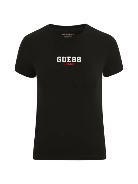 Guess Jeans Tričko čierna
