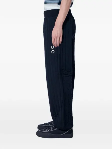 Τρέξιμο καπιτονέ παντελόνι Fred Perry μαύρο