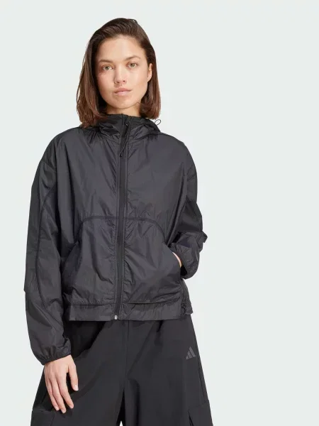 Вітровка adidas комбінований верх чорний