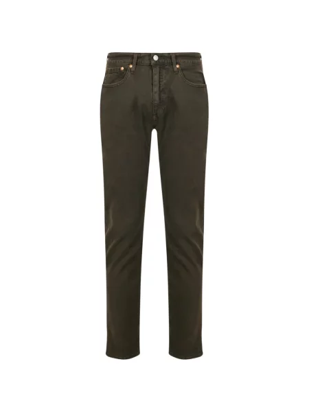 Decupat blugi drepți Levi's® zdrențuiți conici albastru