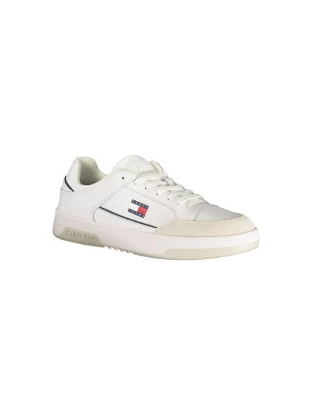 Sneakersy Tommy Hilfiger skórzane białe
