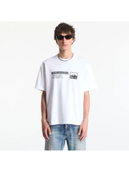 Tricou NEIGHBORHOOD Nh . Tee White XL alb