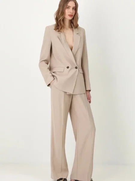 Піджак Medicine двобортний однотонна бежевий