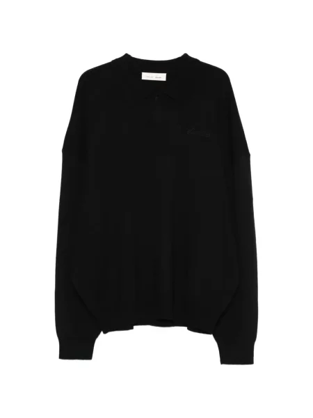 Hímzett pólóing Fear Of God Essentials fekete