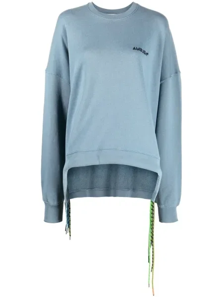 Hanorac crewneck Ambush cu decolteu rotund albastru
