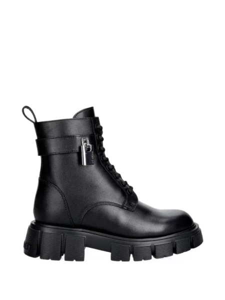 Botine Love Moschino chunky negru