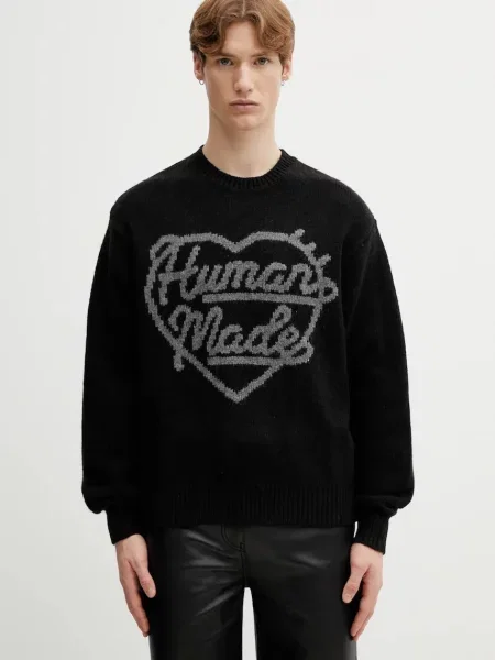 Human Made pulover din amestec de lână KNITTED SWEATER