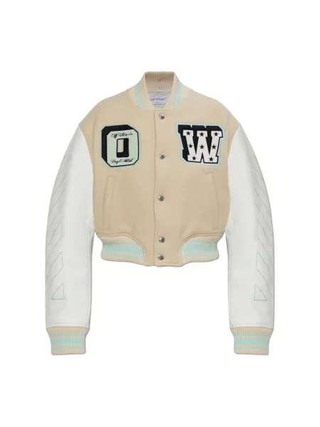 Kurtka Off-white wełniana biała