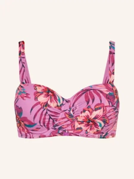 Lidea Góra Od Bikini Z Fiszbinami Tropic Radiance pink zielony