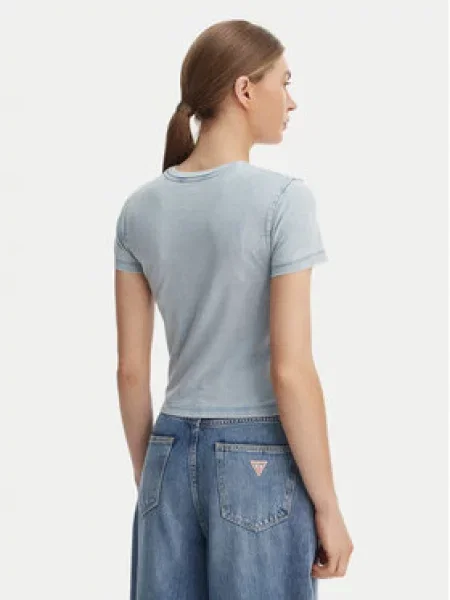 Tričko Guess Jeans modré