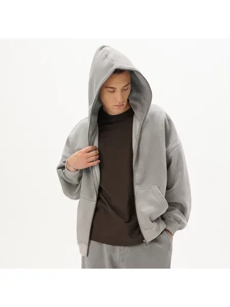 Худи Cropp серое