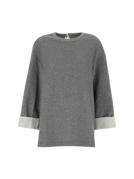 Jedwabna bluza Carven szara