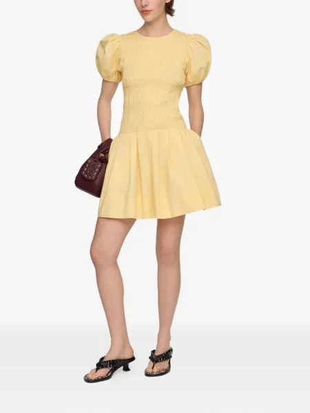 Rochie mini Ganni galben