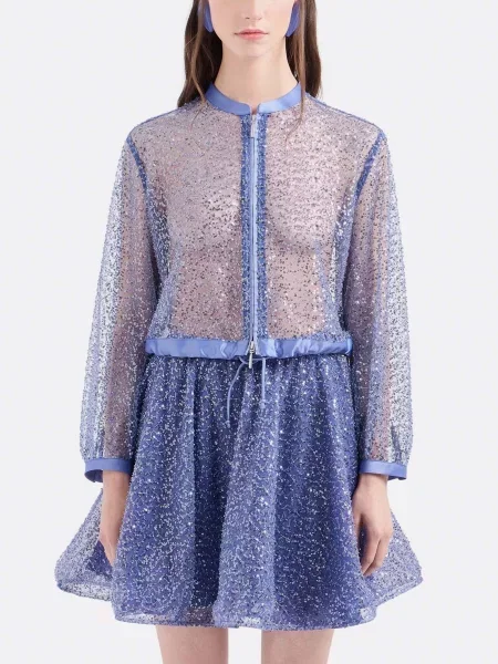 Блуза Emporio Armani блакитний