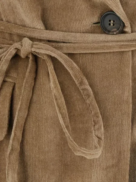 Sacou Brunello Cucinelli de catifea cord maro