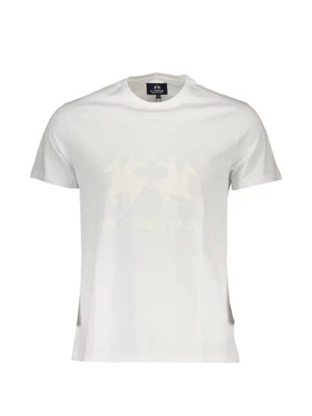 Tricou La Martina cu imagine alb
