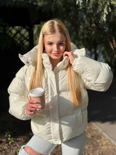 Пуховик Tian белый