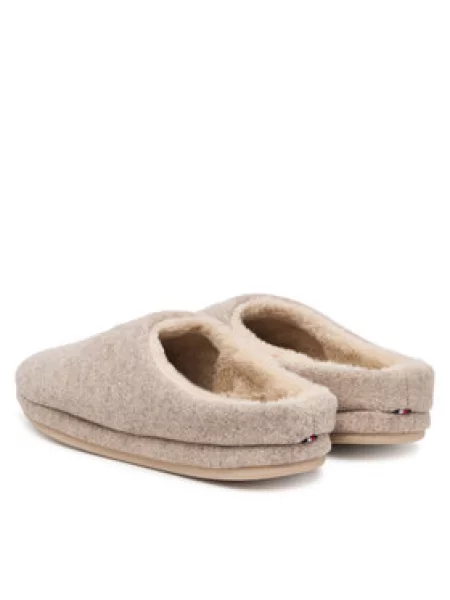 Tommy Hilfiger Copati Th House Shoe Flannel bež
