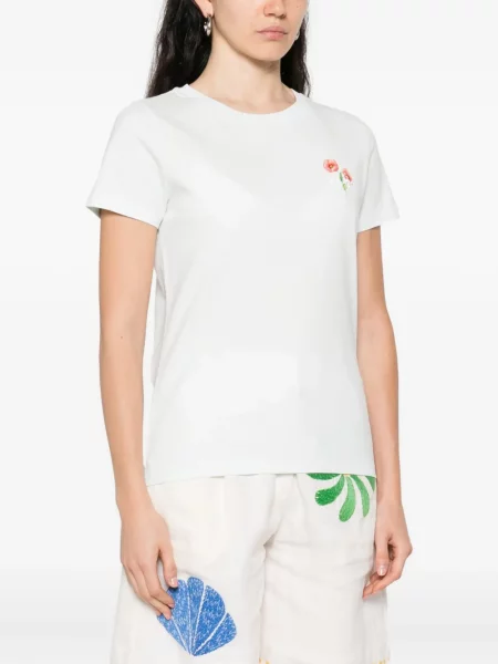 Tricou Kenzo cu model floral cu imagine verde