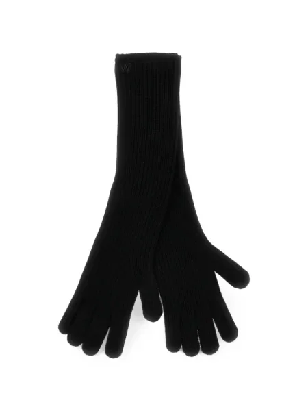 Lung mănuși Weekend Max Mara tricotate gri