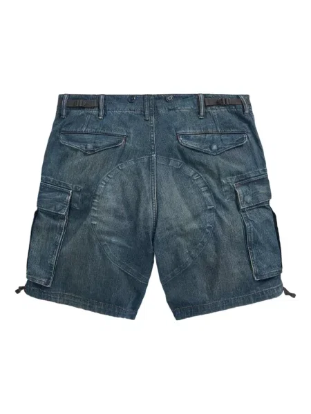 Pantaloni scurți din denim Ralph Lauren Rrl albastru
