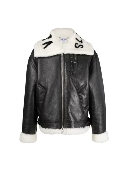 Kurtka skórzana Vetements czarna