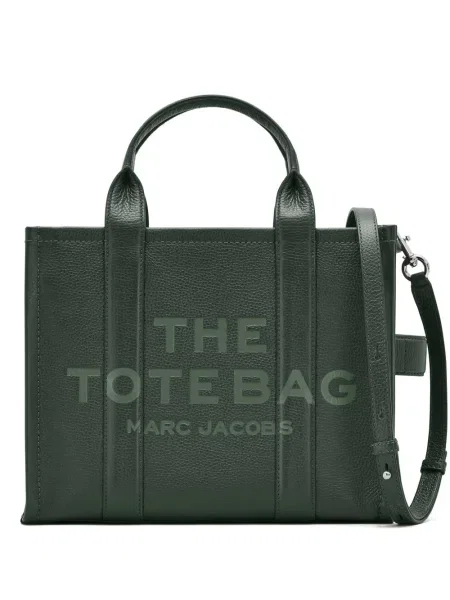 Geanta de piele Marc Jacobs din piele verde