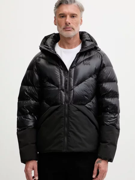 Helly Hansen péřová bunda VILLAGE DOWN JACKET černá