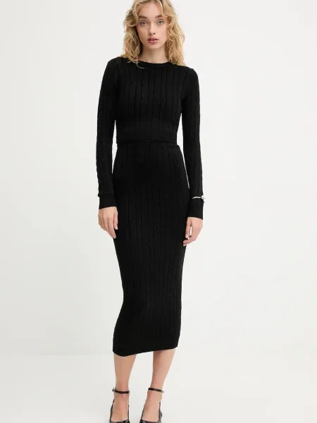 Pulover in krilo Answear.LAB črna