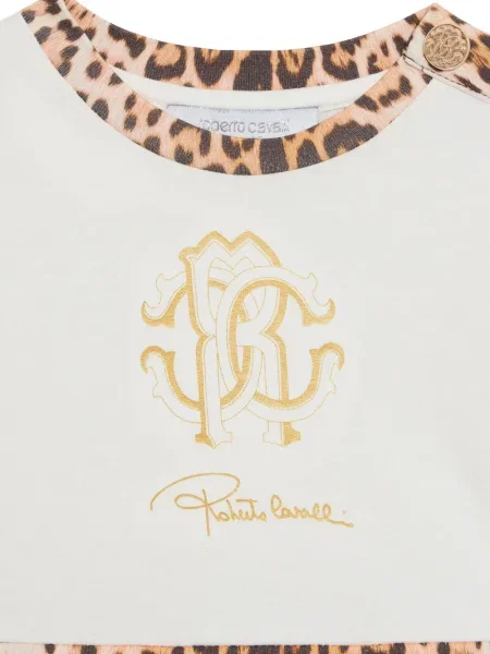Φόρεμα Roberto Cavalli λευκό