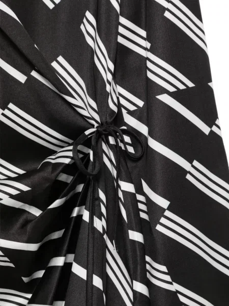 Rochie mini Msgm cu dungi negru