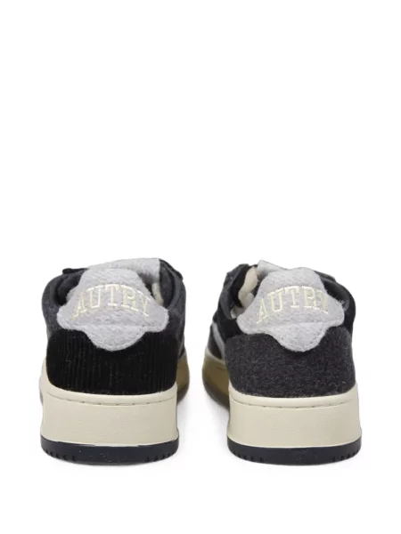 Sneakerși Autry de catifea cord negru