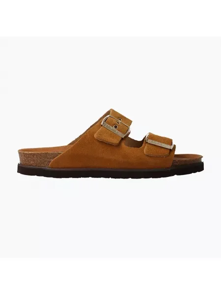 Papuci pentru femei Genuins Hawaii Velour camel