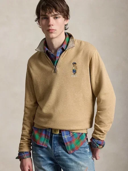 Polo Ralph Lauren hanorac pentru bărbați cu bej