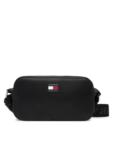 Tommy Jeans Geantă de umăr roșu intens alb negru