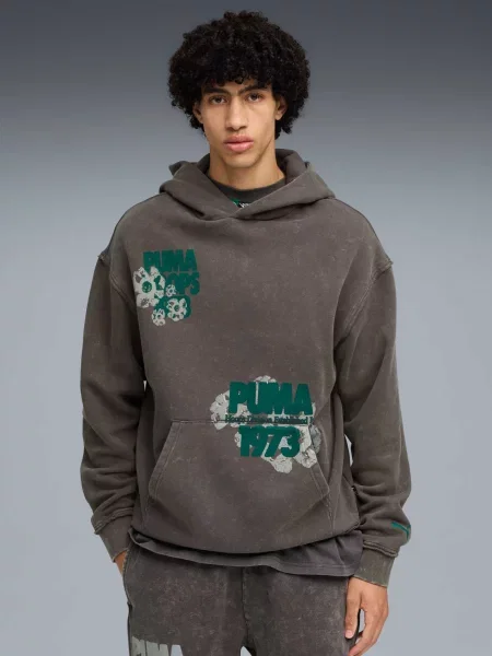 Худи Puma серое