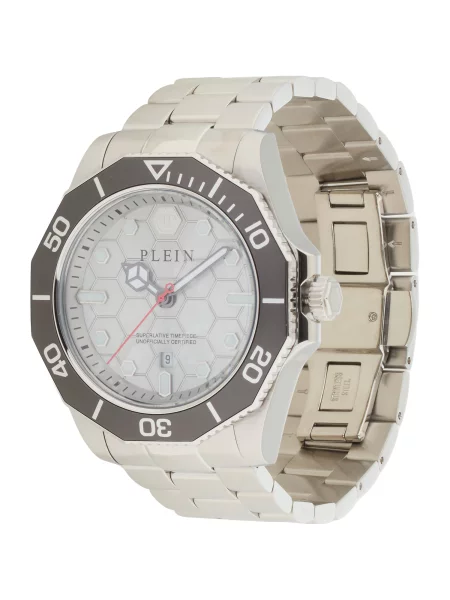 Philipp Plein Analogové hodinky čokoládová stříbrná