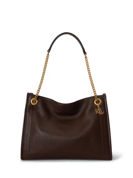 Ročna torba LAUREN RALPH LAUREN rjava