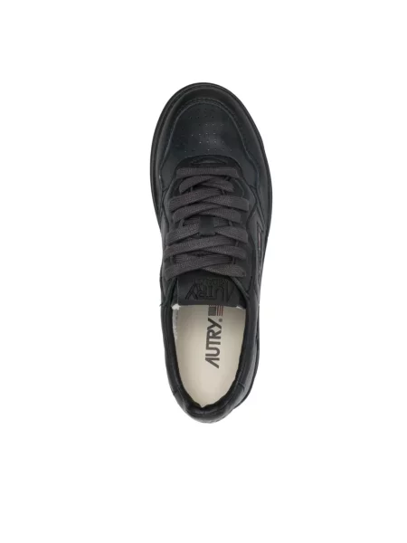 Sneakersy Autry skórzane czarne