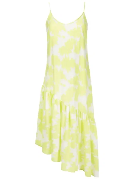 Rochie Armani Exchange cu imagine cu imprimeu abstract de costum verde